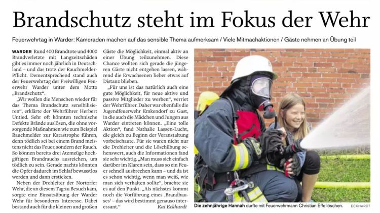 Nortorfer Zeitung 22.07.2016