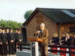 Einweihung der Standarte 1991