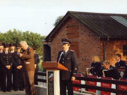 Einweihung der Standarte 1991