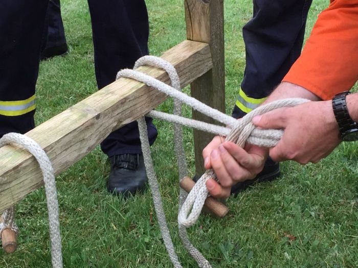 Übung mit der Jugendfeuerwehr 2017