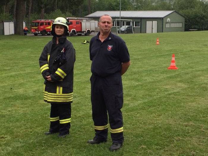 Übung mit der Jugendfeuerwehr 2017