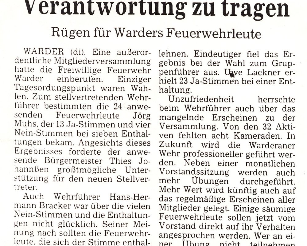 Zeitungsartikel