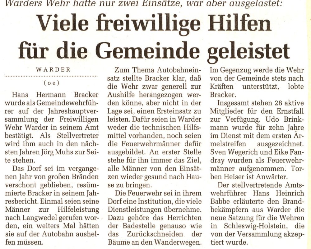 Zeitungsartikel