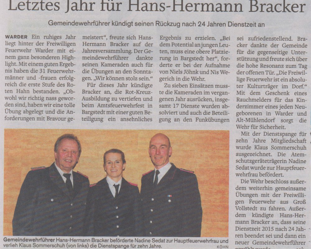 Zeitungsartikel